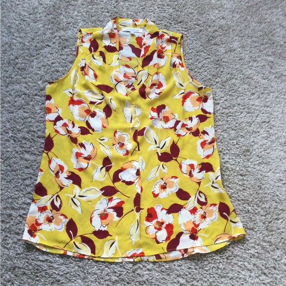 Rose + Olive Sleeveless Blouse - Picture 12 of 16